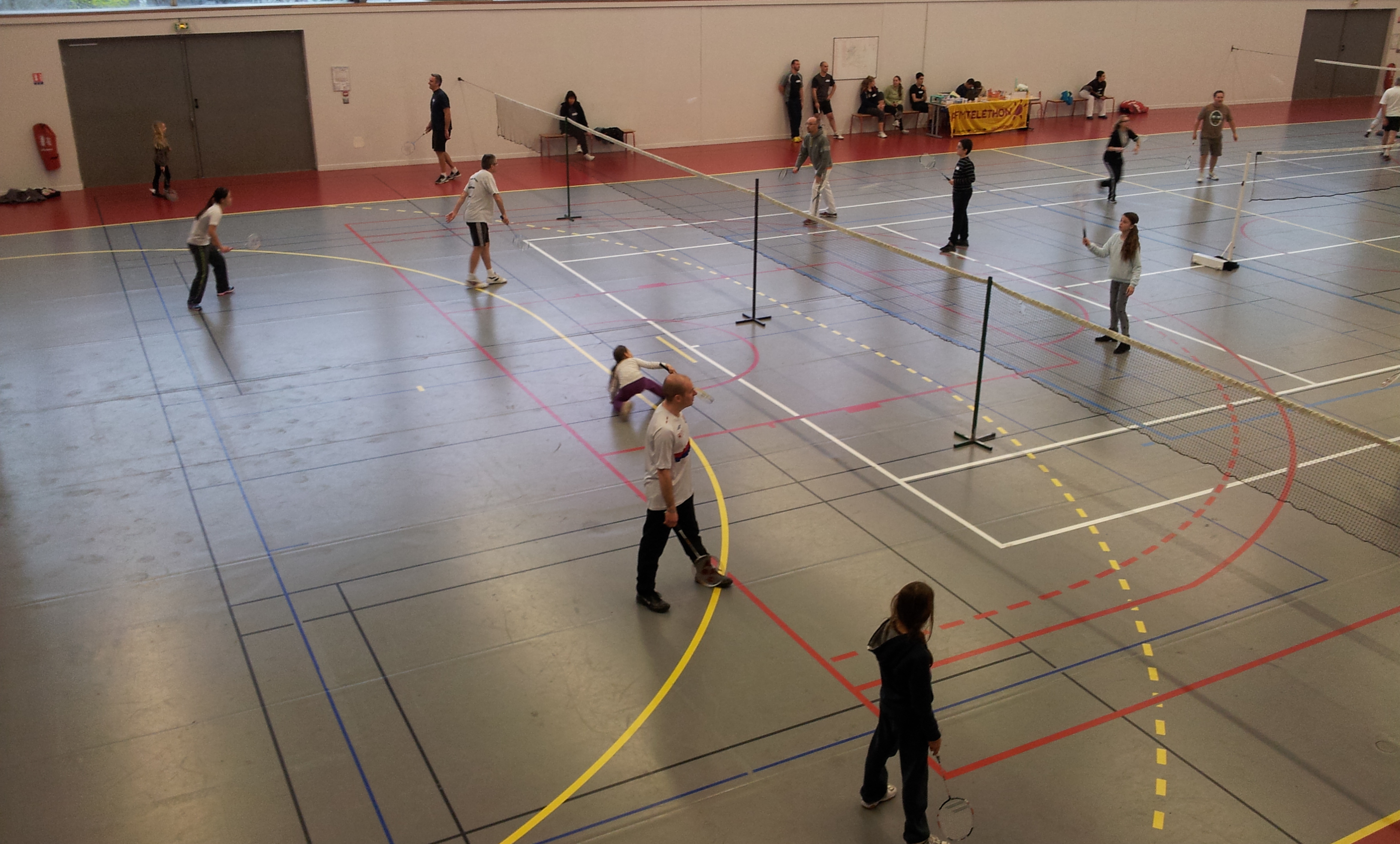 Tournoi amical de badminton des fous du volant du 14/12/2014