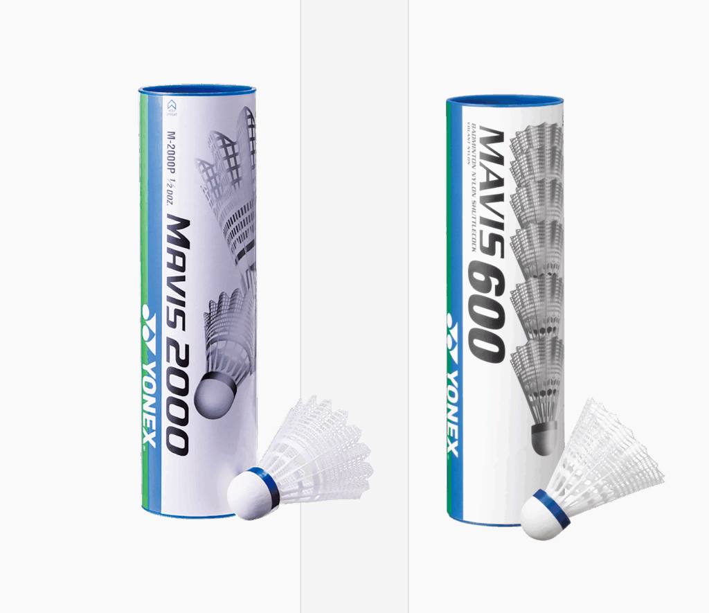 Volants Yonex Mavis 2000 et 600